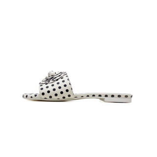 샤넬 여성 까멜리아 화이트 뮬 - Chanel Womens White Slippers - chs350x