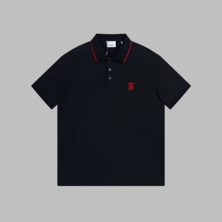 버버리 남성 블랙 폴로 티셔츠 - Burberry Mens Black Tshirts - buc311x
