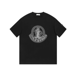 몽클레어 남성 블랙 티셔츠 - Moncler Mens Black Tshirts - moc202x