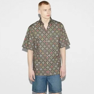 구찌 남성 베이지 셔츠 - Gucci Mens Beige Shirts - guc366x