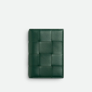 보테가 베네타 남성 그린 여권 지갑 - Bottega Veneta Mens Green Passport Wallet - bvw168x
