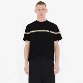 버버리 남성 블랙 티셔츠 - Burberry Mens Black Tshirts - buc320x