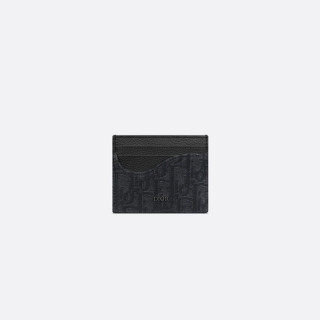 디올 남성 블랙 카드 지갑 - Dior Mens Black Card Wallets - diw172x