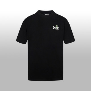 디올 남성 블랙 반팔 티셔츠 - Dior Mens Black Tshirts - dic424x