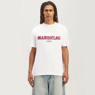 메종 마르지엘라 남/녀 화이트 반팔 티셔츠 - Maison Margiela Unisex Tshirts - mac431x