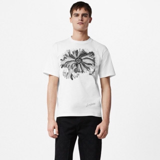 루이비통 남성 화이트 반팔 티셔츠 - Louis vuitton Mens White Tshirts - lvc448x
