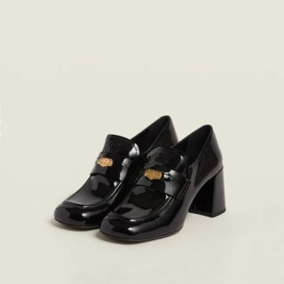 미우미우 여성 블랙 구두 - Miumiu Womens Black Shoes - mis580x