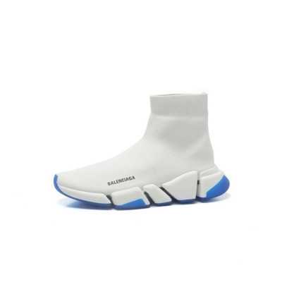 발렌시아가 남/녀 화이트 스니커즈 - Balenciaga Unisex White Sneakers - bas586x