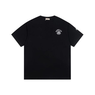 몽클레어 남성 블랙 반팔 티셔츠 - Moncler Mens Black Tshirts - moc420x