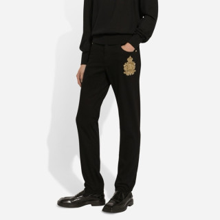 돌체앤가바나 남성 블랙 청바지 - Dolce&Gabbana Mens Black Jeans - doc531x