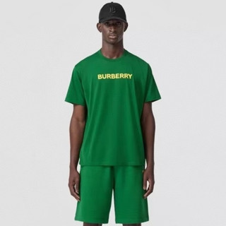 버버리 남성 그린 티셔츠 - Burberry Mens Green Tshirts - buc327x