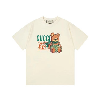 구찌 남성 아이보리 티셔츠 - Gucci Mens Ivory Tshirts - guc340x