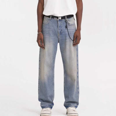 리프리젠트 남성 블루 청바지 - Represent Mens Blue Jeans - rec668x