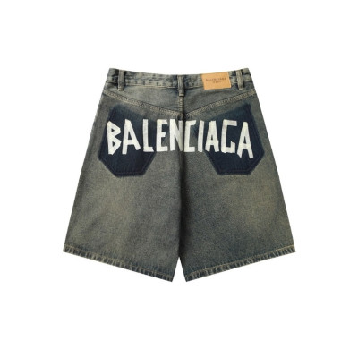 발렌시아가 남성 블루 반바지 - Balenciaga Mens Blue Half-pants - bac675x
