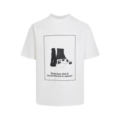메종 마르지엘라 남/녀 화이트 반팔 티셔츠 - Maison Margiela Unisex White Tshirts - mac691x
