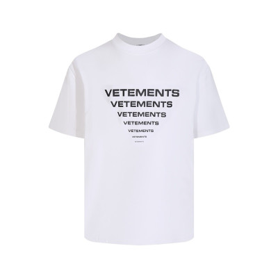 베트멍 남/녀 반팔 티셔츠 - Vetements Unisex Over Size Tshirts - vec732x